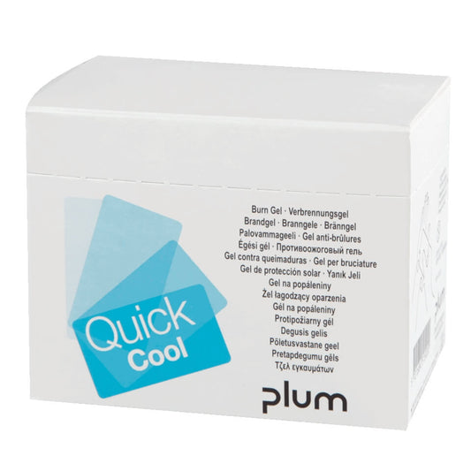 PLUM QuickCool Verbrennungsgel, 18 Stück
